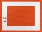 Preview: Falscher Uni Ton in Ton orange terra Baumwollstoff Patchworkstoff A4 Ausschnitt
